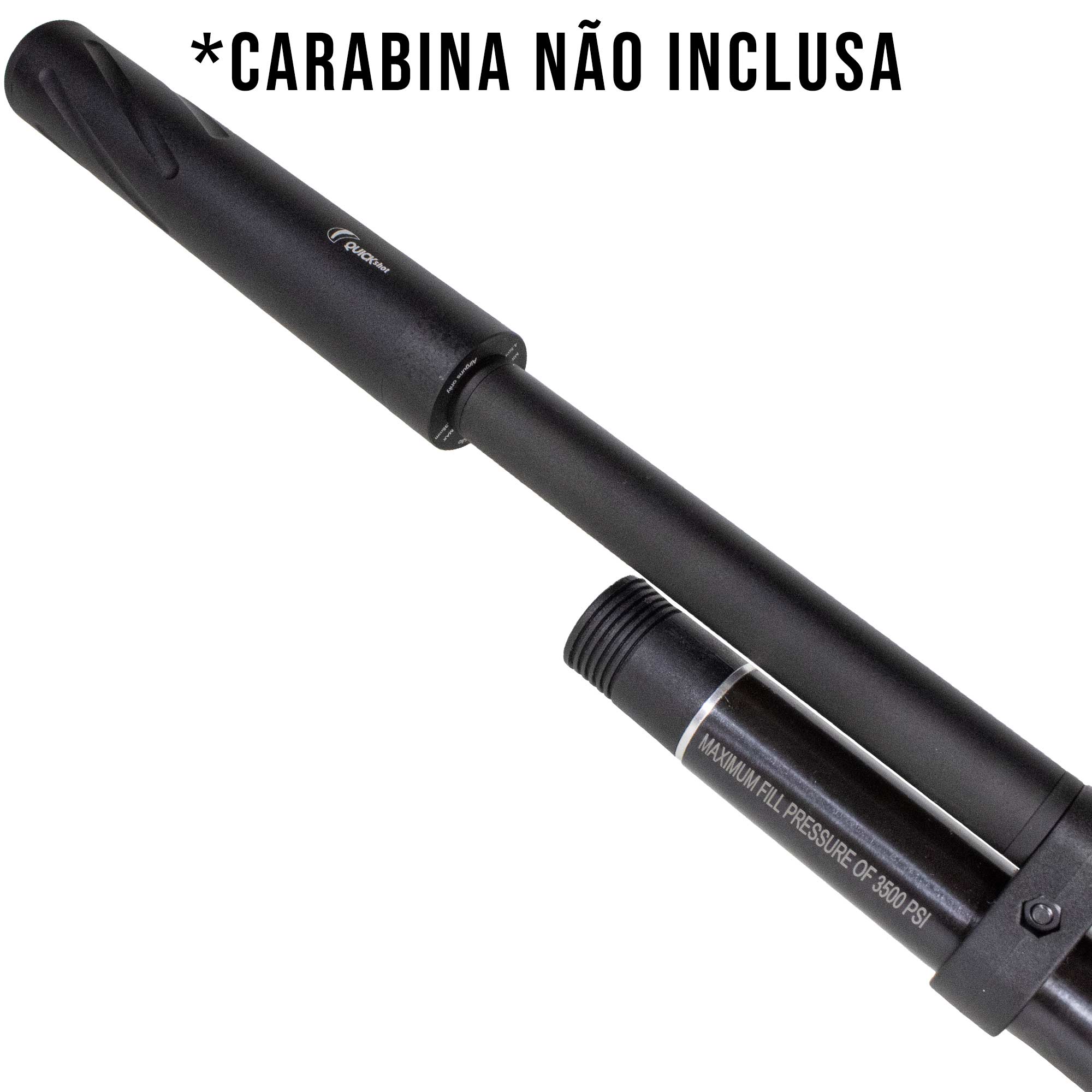 Sobrecano e moderador de som – Beeman PCP 1331 Raider