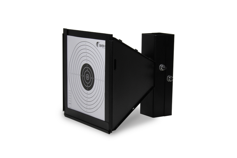 Porta alvo com coletor de chumbos 17×17 com pêndulo e adaptador 14×14 – Quickshot