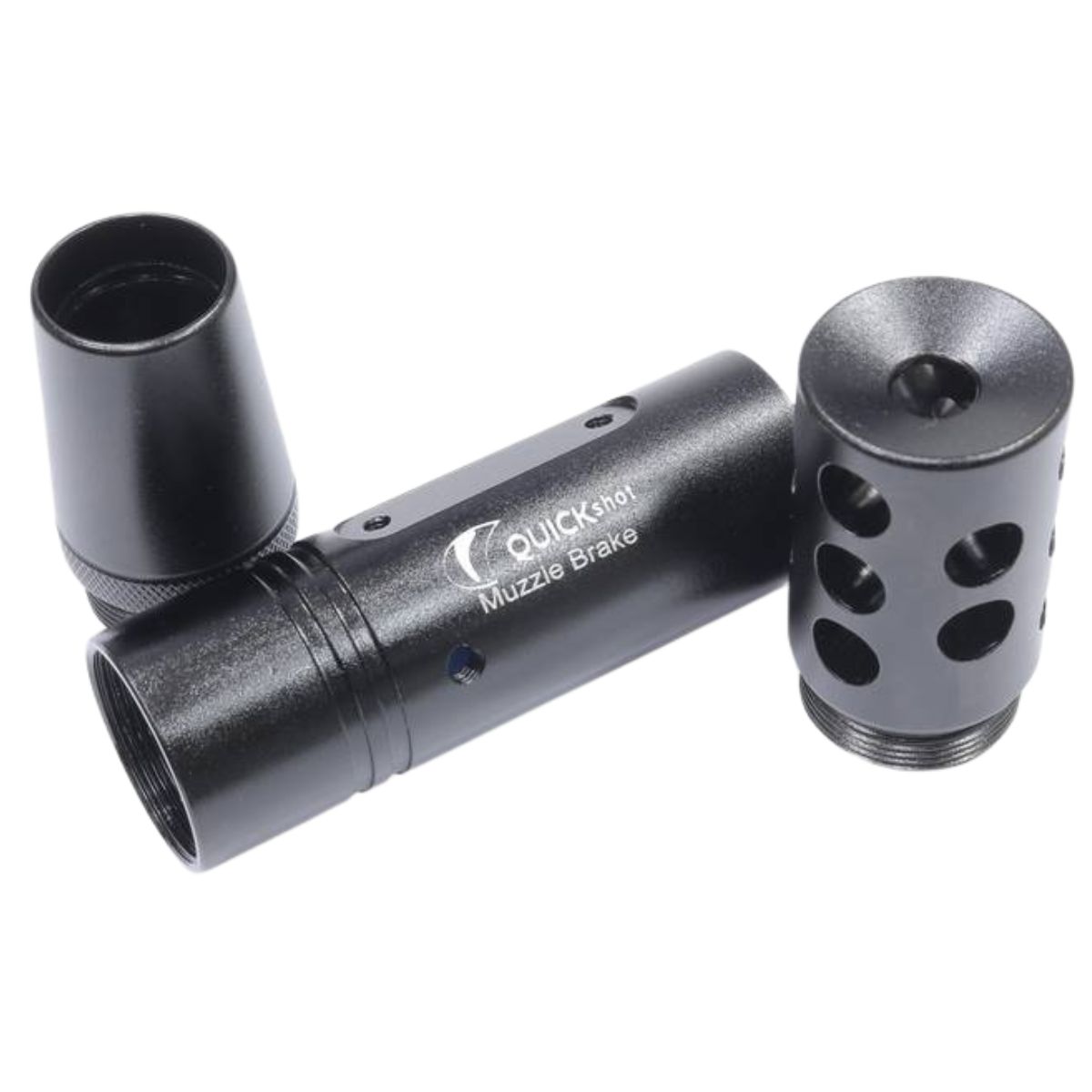 Muzzle Brake 09 Crown Custom – 16mm Preto