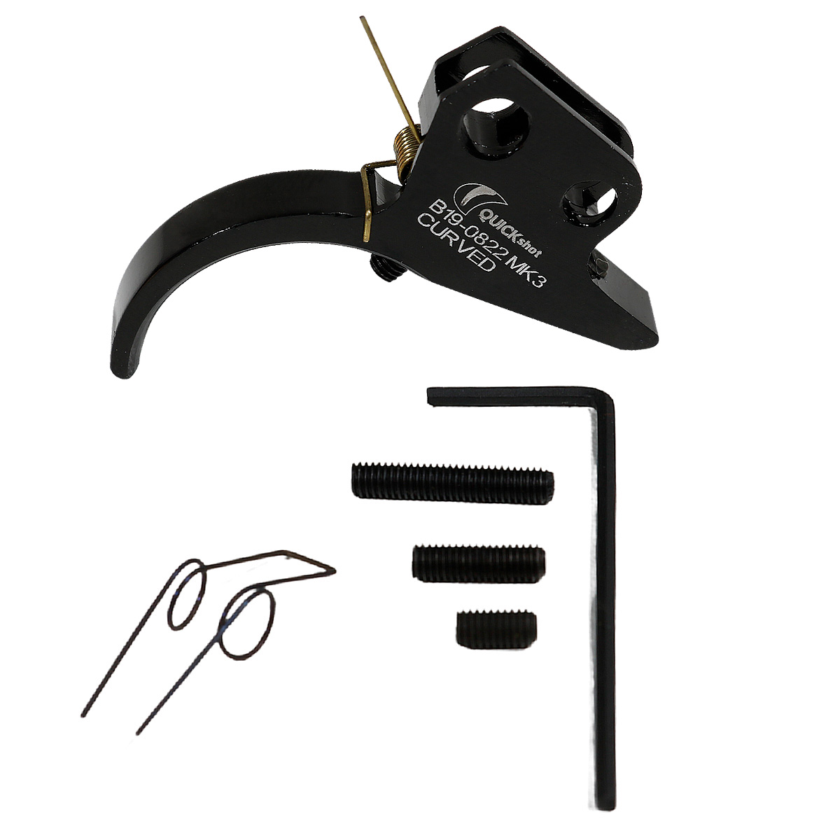 Lâmina de gatilho – BAM B19/CBC B19 – MK3 Curved – Preto