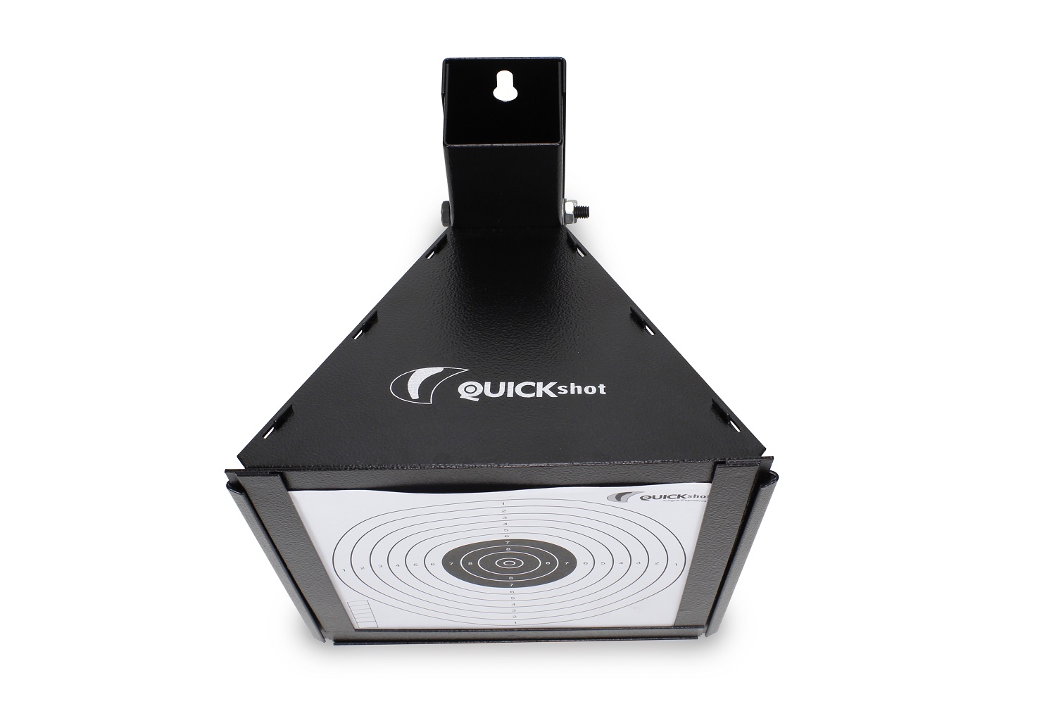 Porta alvo com coletor de chumbos 17×17 com pêndulo e adaptador 14×14 – Quickshot